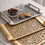 Decorative Laser-Cut Serving Tray