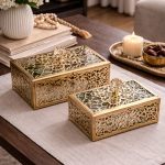 Decorative Laser-Cut Storage Box