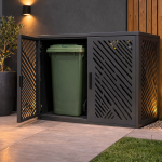 Outdoor Bin Storage Cabinet